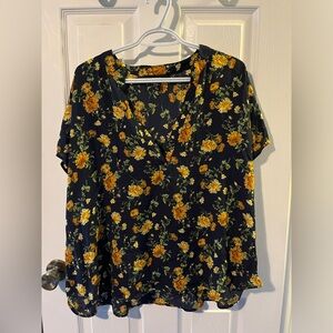 Forever 21 Plus Size Women’s Floral Top - Size 3XL